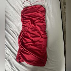 size medium red dress
